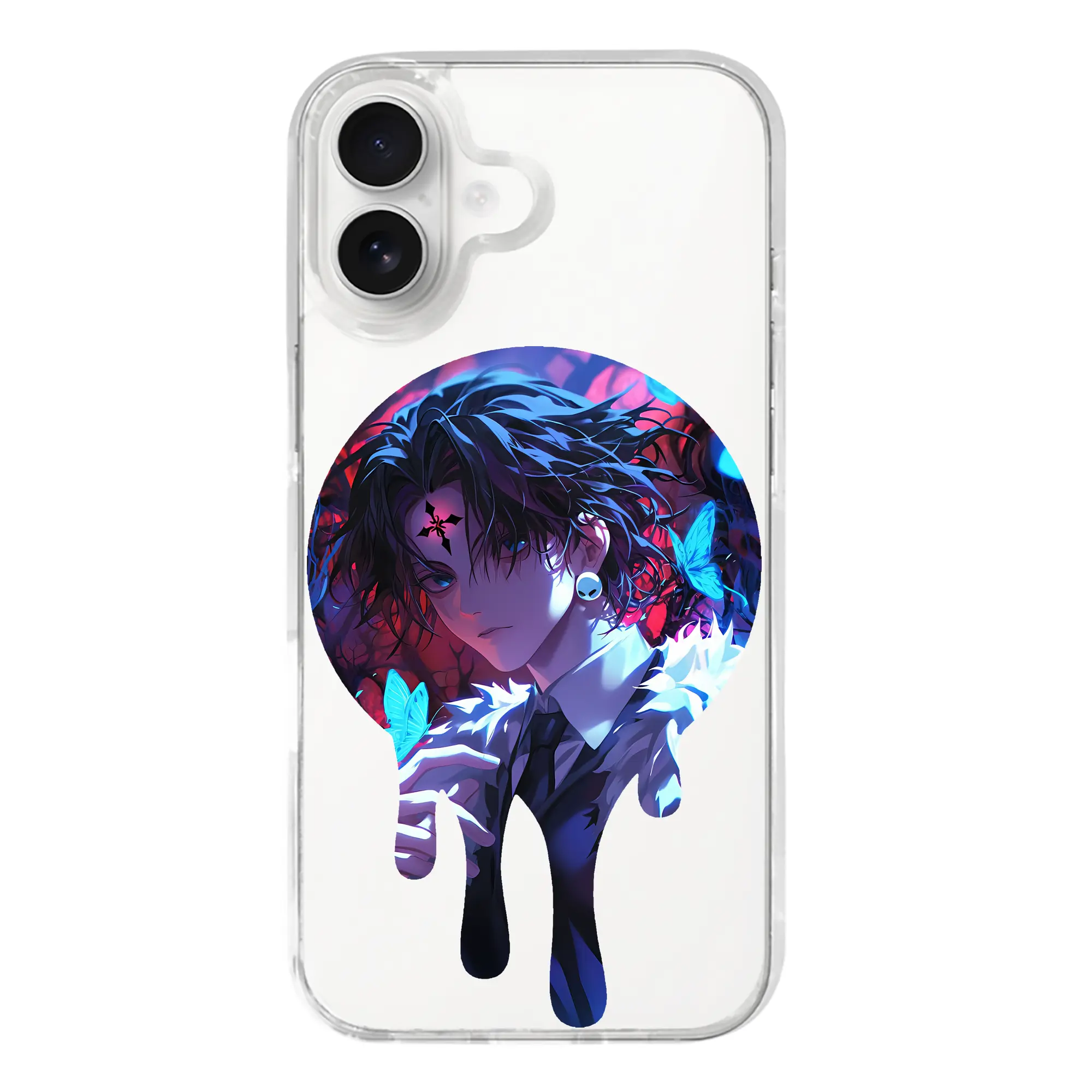 ハンター×ハンター グッズ クロロ＝ルシルフル - iPhone 17シリーズ 透明スマホケース – 薄型・耐衝撃・精密フィット保護カバー